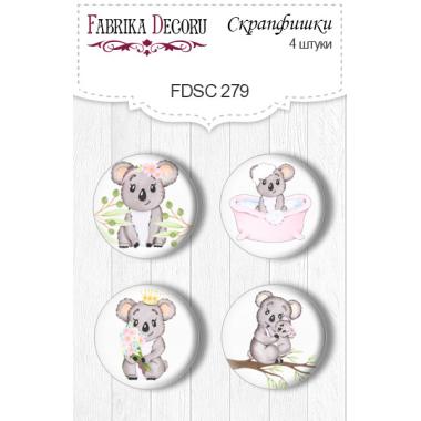 Flair buttons. Set of 4pcs #279